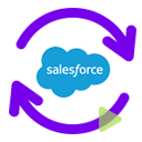 100% native to Salesforce, and data stays within and doesn't leave Salesforce.